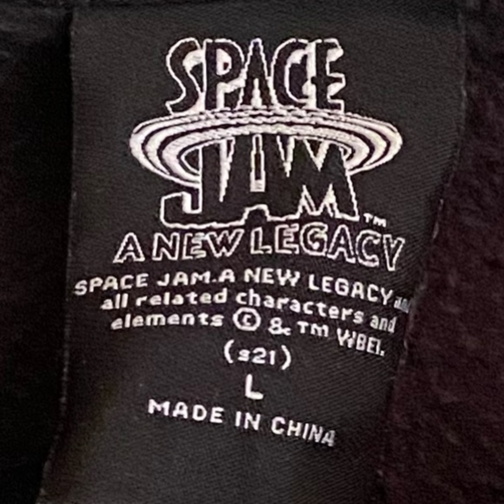Vintage Hoodie Sweatshirt Looney Tunes Space Jam New Legacy Collector Size Large - Picture 11 of 16